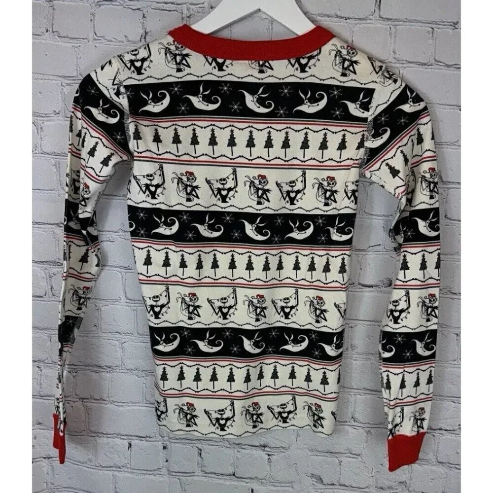 HANNA ANDERSSON X DISNEY Nightmare Before Xmas Pajama Set Organic Cotton Size 12